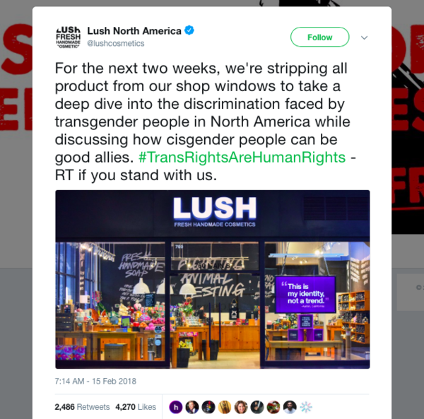 ... to say that 'Lush' are an amazing shop?