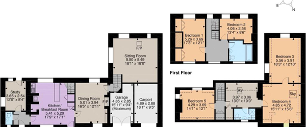 How to get 5 usable bedrooms