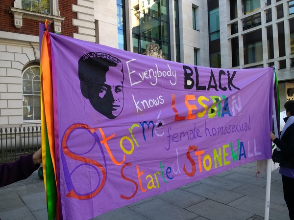 Linda Bellos and Venice Allan at Westminster magistrates court on 26th