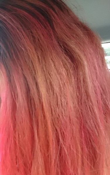 To ask for your help after hairdresser made my hair tangerine?