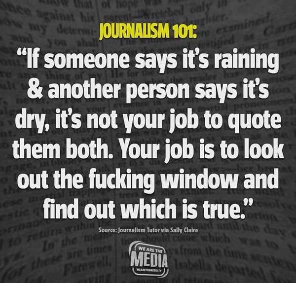 Freedom of the press is not just important to democracy; it is democracy. Trump no. 94.