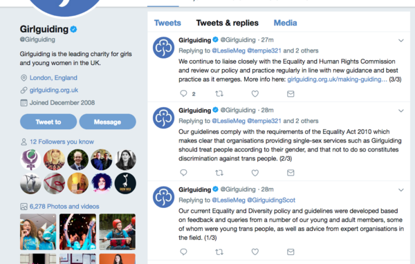 Girlguiding - an update