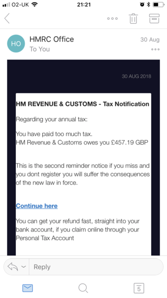 To think this is a scam