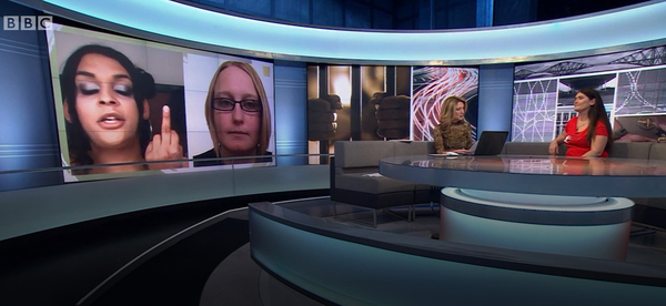 Dr Nicola Williams on BBC2 at 10.15, Victoria Live