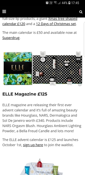 Beauty advent calendars....