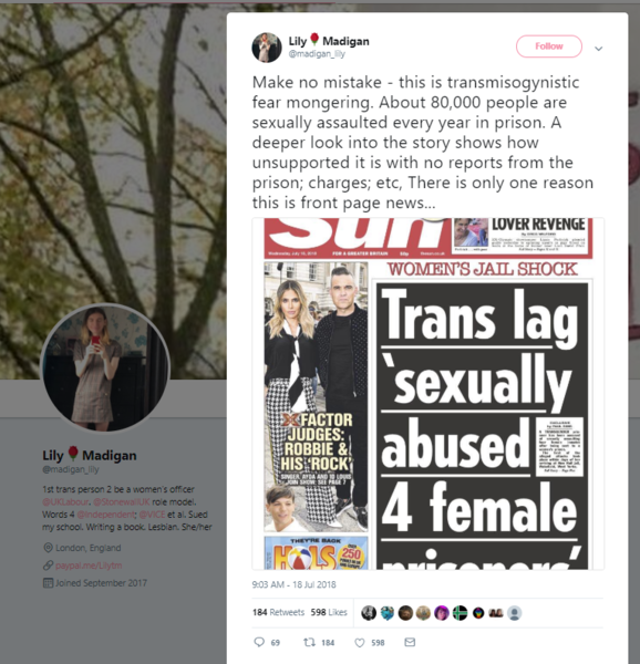 Transgender inmate Karen White admits sexually assaulting female prisoners in women's estate, also guilty of rape prior to being imprisoned.