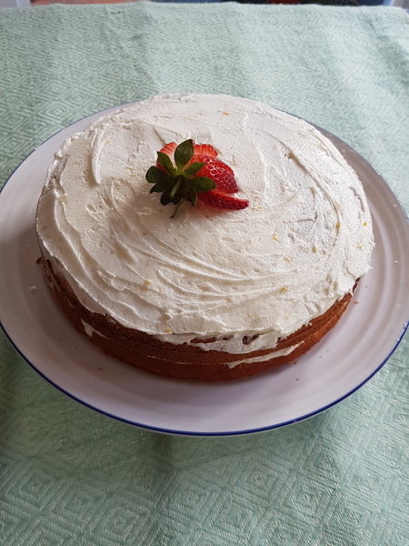 To ask what's going to happen to my lemon drizzle cake?
