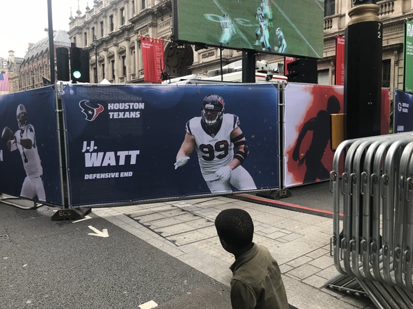 Free on Saturday 8th September? Want to attend the NFL Kickoff on Piccadilly event? 3x £100 vouchers to be won