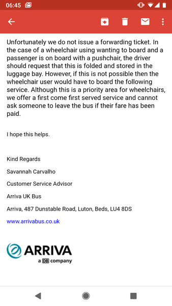 Wheelchair user on the bus