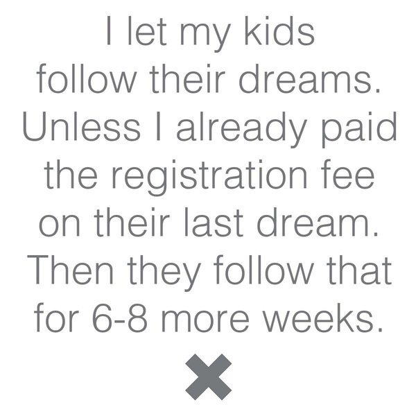 My children always give up on activities.
