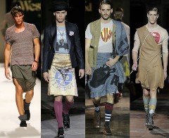 The term "men in dresses"