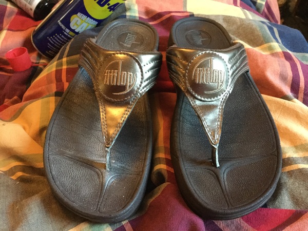 Need Advice For Cleaning Up Bargain Fit-Flops!