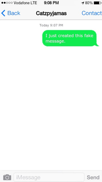 How do I prove text is fake?