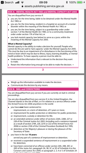 To ask what happens if you can't afford to do jury service?