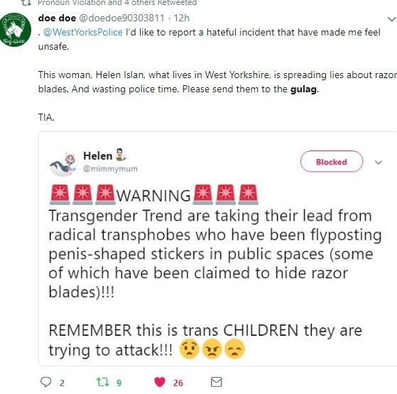 Razor blades and stickers again