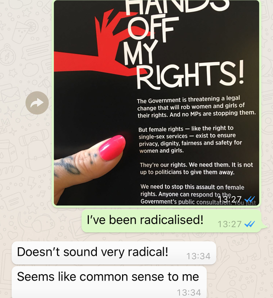How to deal with DH response re trans issues