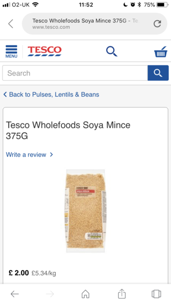 Anyone tried this soya mince?