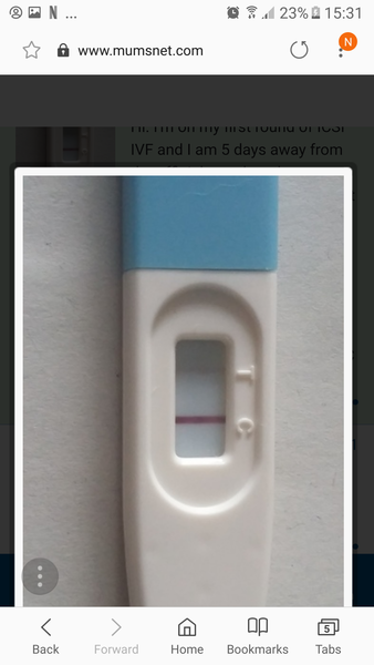 ICSI ivf.  Tested early.am I pregnant?