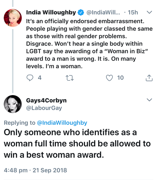 India Willoughby meltdown on Twitter re Pips Bunce