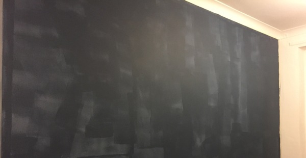 F&B - first coat on and .....