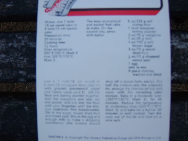 Alison Burt's Super Saving Cookery Cards