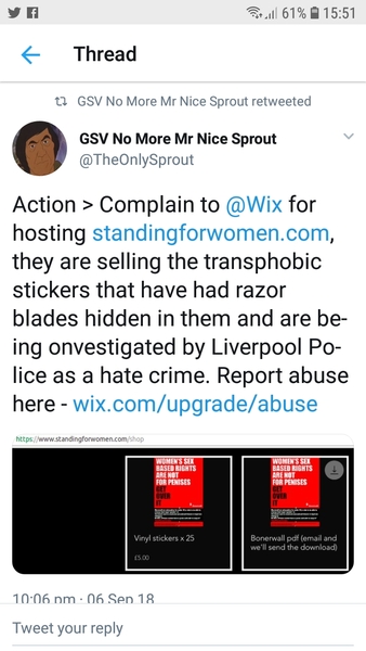 Razor blades and stickers again