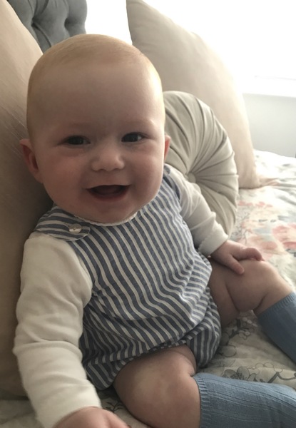 What colour is my baby boys hair!?