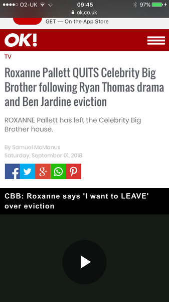 Celeb BB Thread 6 - Don't let the door bang your bum on the way out Toxy!