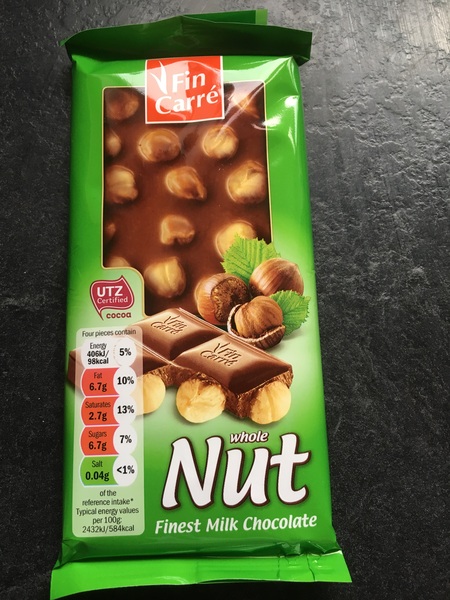 I've just eaten 125g of chocolate