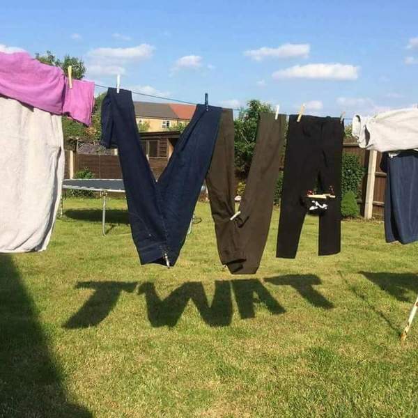 My neighbour's washing line.