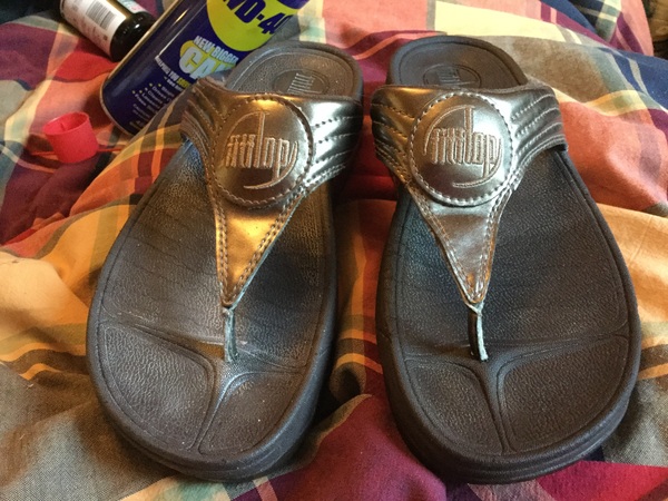 Need Advice For Cleaning Up Bargain Fit-Flops!