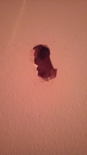 Hole in wall - filling?
