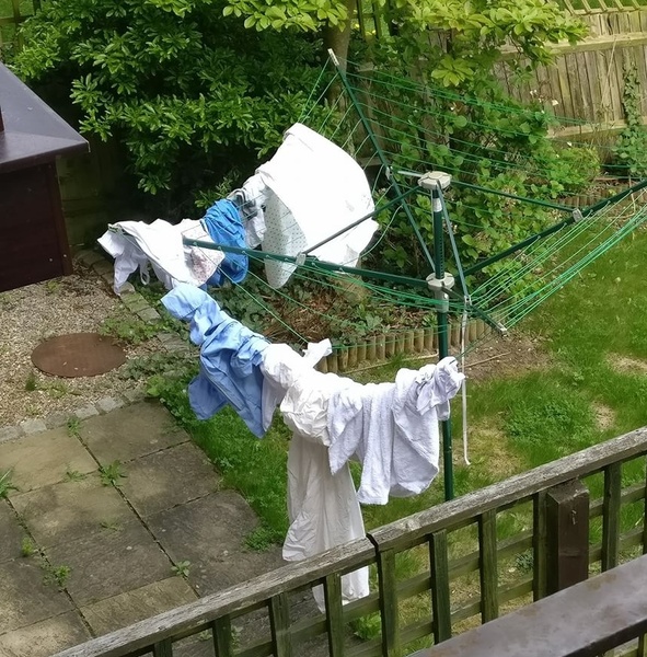 My neighbour's washing line.