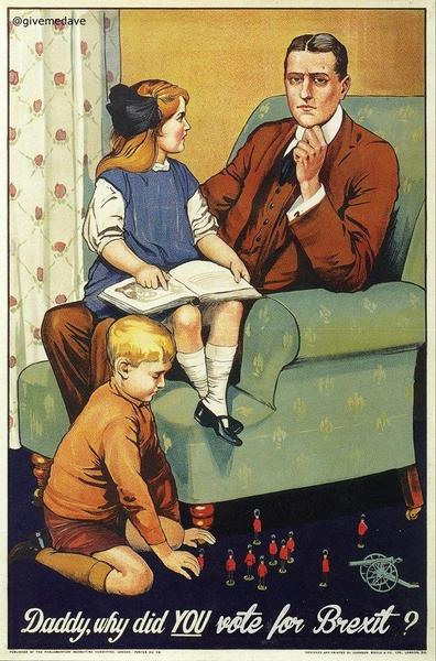 to think our children will not forgive us if we don't sort Brexit out