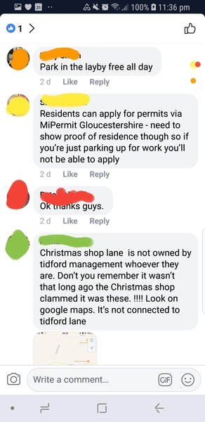 OMG there's the best parking war in the next village over