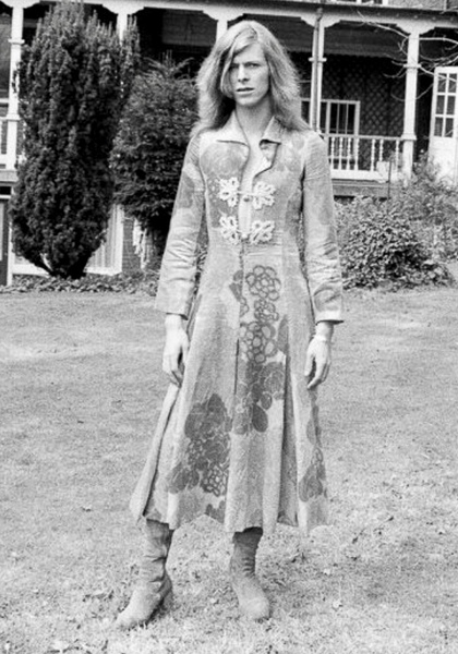 The term "men in dresses"