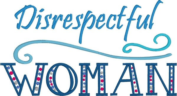 Disrespectful Woman :) (Posie P on This Morning)