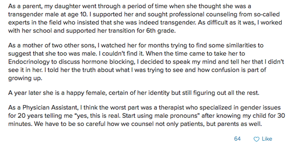 Caring for Transgender Kids: Is Clinical Practice Outpacing the Science?