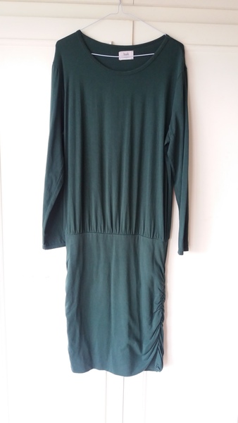 Long shot. Hush Ivy Dress in Deep Green Size S