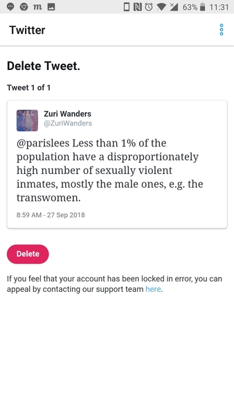 Twitter ban... Again
