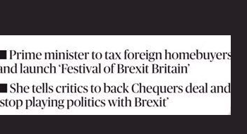 Westministenders: “No Deal is Better Than a Bad Deal?”