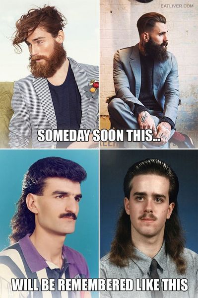 To feel put off my husbands new beard