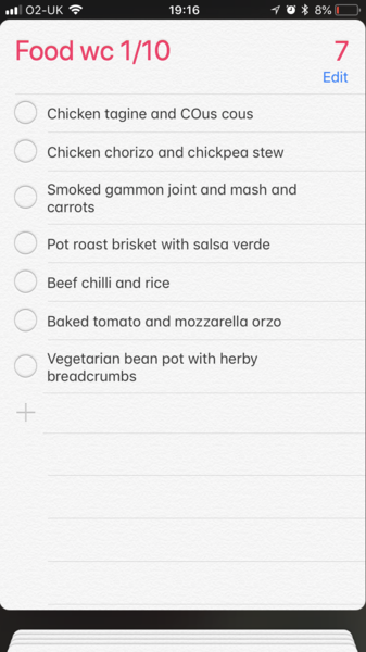 Scrimping through the remains of September, Austere Autumn approaching, frugal friendly 'Fred