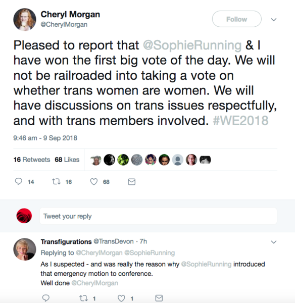 WEP now spouting off about how "women" will be affected  by Brexit.