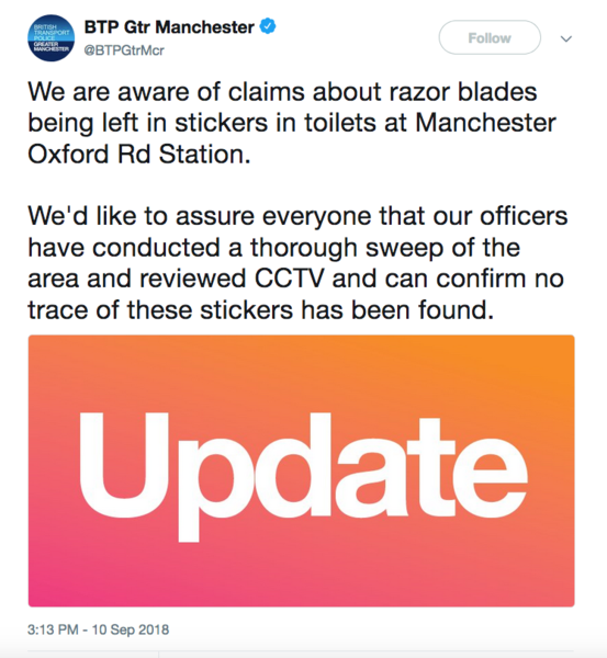 Razor blades and stickers again