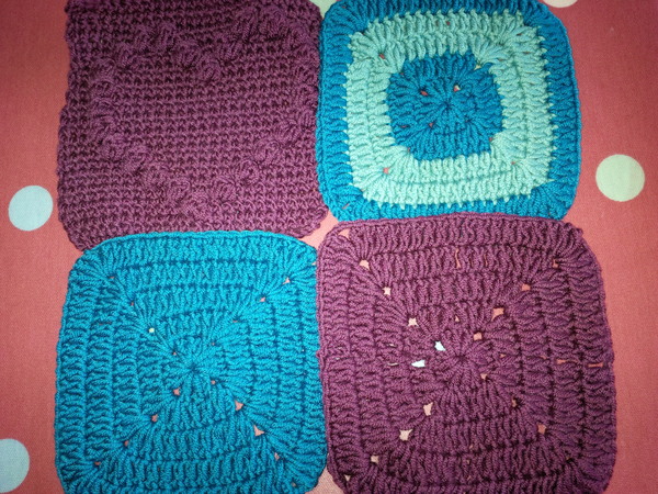 Woolly Hugs. A Blanket for the family of Mumsnetter JsOtherHalf  who very sadly died recently