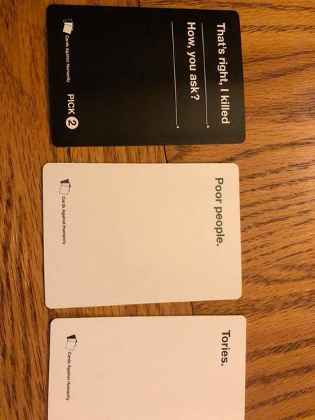 AIBU when I've never played Cards Against Humanity?