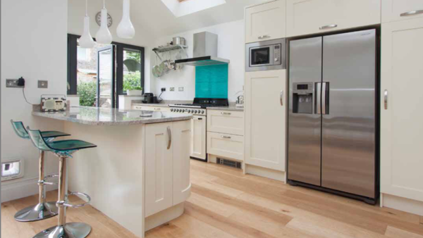 Does any one have a kitchen with only floor units no wall units...