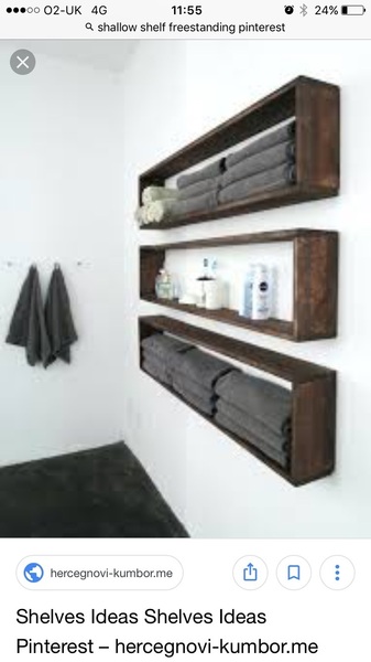 Storage in utility room