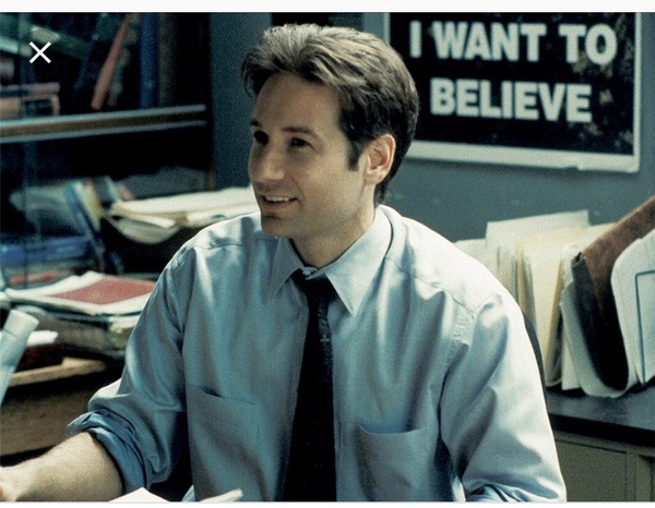 To be falling in love with Fox Mulder all over again